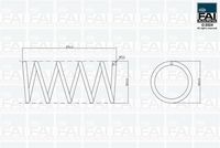 FAI AutoParts FPCS167 - Muelle de suspensión