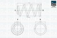FAI AutoParts FPCS175 - Muelle de suspensión