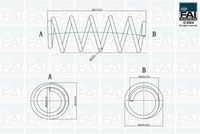 FAI AutoParts FPCS176 - Muelle de suspensión