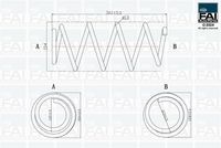 FAI AutoParts FPCS196 - Muelle de suspensión
