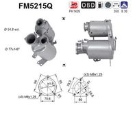 AS FM5215Q - Filtro hollín/partículas, sistema escape