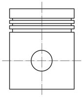 MAHLE 012 02 01 - Pistón