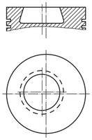 MAHLE 002 80 00 - Pistón