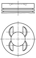 MAHLE 028 PI 00153 000 - Pistón