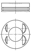 MAHLE 021 PI 00127 000 - Pistón