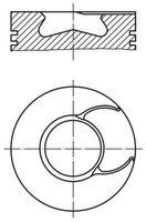 MAHLE 213 67 00 - Pistón