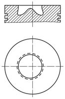 MAHLE 002 81 00 - Pistón