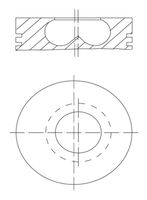 MAHLE 081 PI 00123 000 - Pistón