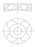 MAHLE 021 PI 00121 000 - Pistón