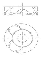 MAHLE 021 58 01 - Pistón