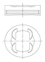 MAHLE 681 PI 00109 000 - Pistón