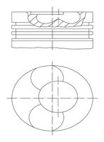 MAHLE 228 31 00 - Pistón