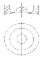 MAHLE 061 PI 00129 000 - Pistón