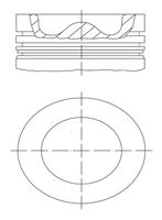 MAHLE 037 PI 00106 000 - Pistón