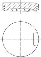 MAHLE 033 13 02 - Pistón