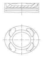 MAHLE 081 PI 00124 000 - Pistón