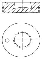 MAHLE 003 76 00 - Pistón