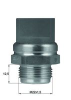 MAHLE TSW 9D - Interruptor de temperatura, ventilador del radiador