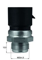 MAHLE TSW 36D - Interruptor de temperatura, ventilador del radiador