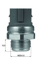 MAHLE TSW 48D - Interruptor de temperatura, ventilador del radiador