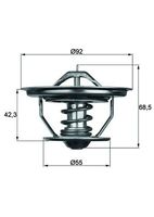 MAHLE TX 35 71 - Termostato, refrigerante