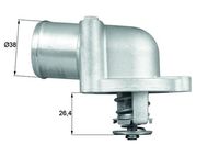 MAHLE TI 78 87D - Termostato, refrigerante