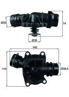 MAHLE TI 233 88 - Termostato, refrigerante