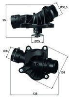 MAHLE TI 234 88 - Termostato, refrigerante