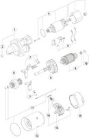 MAHLE MS 448 - Motor de arranque