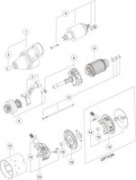 MAHLE MS 112 - Motor de arranque