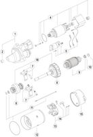 MAHLE MS 423 - Motor de arranque