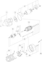 MAHLE MS 345 - Motor de arranque