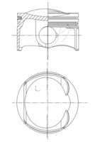 MAHLE 028 PI 00132 012 - Pistón