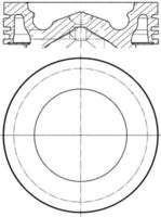 MAHLE 061 PI 00126 000 - Pistón