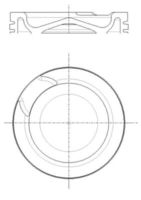 MAHLE 001 PI 00191 000 - Pistón