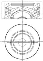 MAHLE 028 PI 00154 000 - Pistón