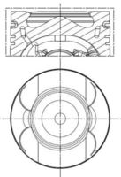 MAHLE 001 PI 00133 000 - Pistón