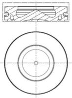 MAHLE 081 PI 00100 000 - Pistón