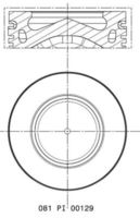 MAHLE 081 PI 00129 000 - Pistón