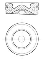 MAHLE 013 PI 00155 000 - Pistón