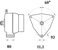 MAHLE MG 795 - Alternador