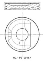 MAHLE 007 PI 00167 000 - Pistón