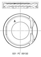 MAHLE 021 PI 00132 000 - Pistón