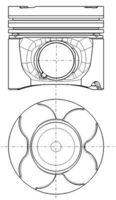 MAHLE 037 PI 00151 002 - Pistón