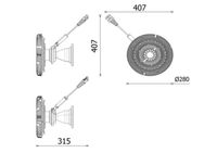 MAHLE CFC 277 000P - Embrague, ventilador del radiador