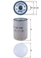 MAHLE KC 756 - Filtro combustible