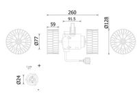 MAHLE AB 324 000S - Ventilador habitáculo