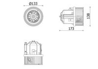 MAHLE AB 337 000P - Ventilador habitáculo