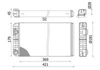 MAHLE AH 312 000S - Radiador de calefacción