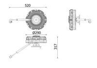 MAHLE CFC 276 000P - Embrague, ventilador del radiador